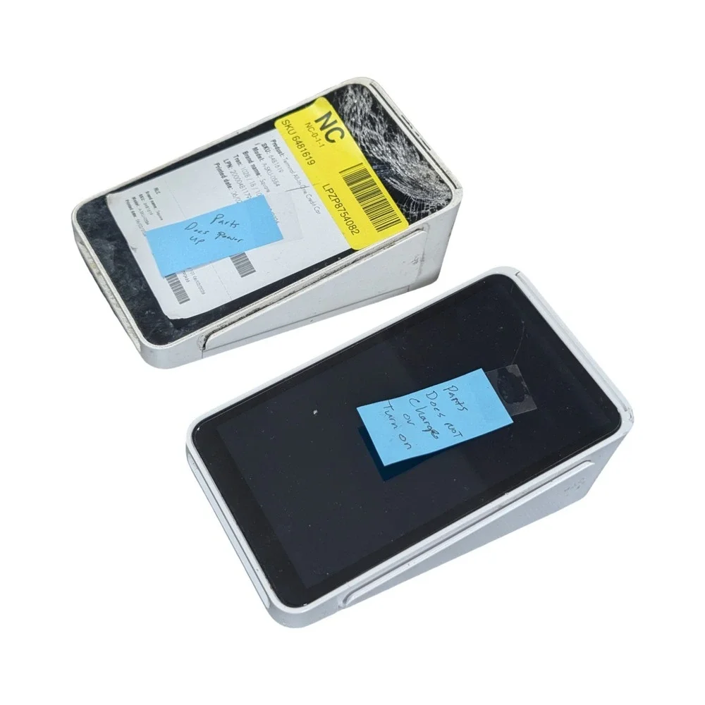 BbP Lot of 2 Square Terminal POS Card Readers BROKEN For Parts Repair AS-IS